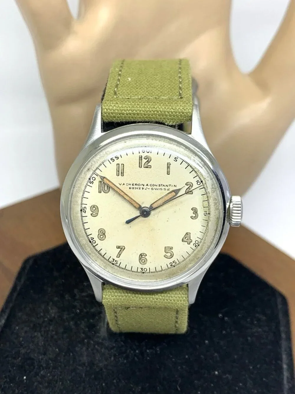 Vacheron Constantin Men's Watch Swiss Manual Wind 1930's-1940's Steel Case 35mm